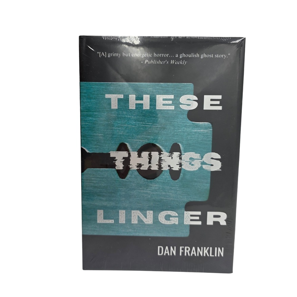 These Things Linger Dan Franklin Signed Horror Novel Book Exclusive‎ New Sealed